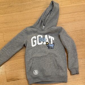 GOAT youth large hooded sweatshirt